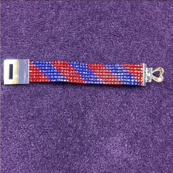 Source Unknown Jewelry - Blue And Red Bracelet